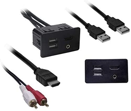 Axxess Integrate by Metra USB-AUX-HDMI Knockout Replacement Panel for Ford 2015…