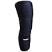VIPER Compression Sleeve Knee Pads - HyperFlex Padding, TruCore 3-Layer Wicking, Non Slip Inner Bands - Basketball, Football, Volleyball, Hockey, Tennis (SINGLE) (Black, X-Large)