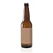 30 Large Beer Bottle Kraft Printable Labels, 4x3 inches