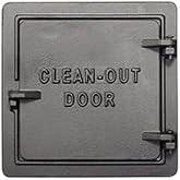 US Stove Company COD8 Natural Organic Chime Clean Out Door, 8"