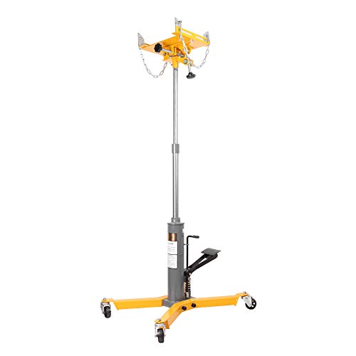 Three T 1500lbs Hydraulic Transmission Jack 2 Stage With 360 Degree Wheel for Car Lift Auto - Thumbnail 2