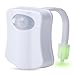 HOROW Led Toilet Light,8 Color Led Motion Activated Light Sensor Toilet Bowl Night Light for Bathroom(Only Activates in Darkness)