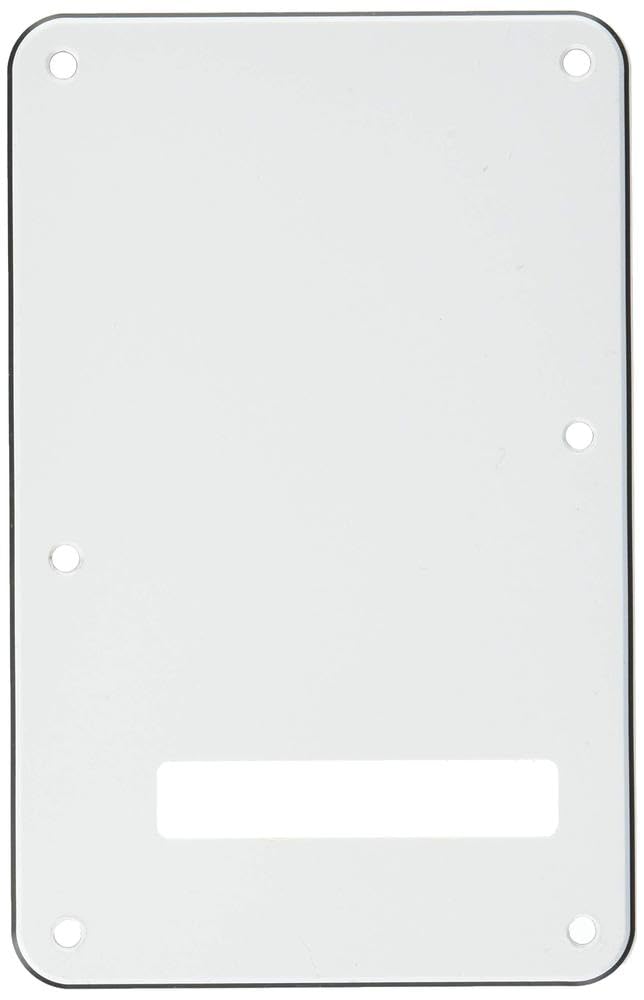 Fender® Stratocaster® Modern-Style Tremolo Backplate - 3-Ply - White