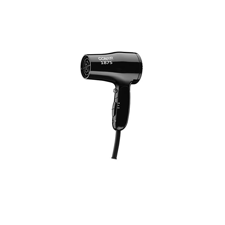 Conair 1875 Watt Dual Voltage Folding Handle Hair Dryer