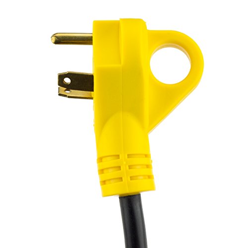Proline Heavy Duty 50-FT 30AMP RV Power Extension Cord with Twist Lock Connector 10/3 STW (50FT)