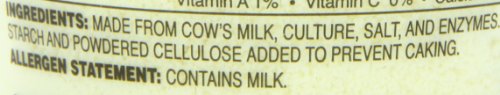 Milano's Asiago Cheese Deli Cup, Grated, 8 Ounce