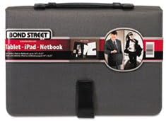 BND465600CHA - Bond Street Ltd. Tablet Case/Organizer with Writing Pad
