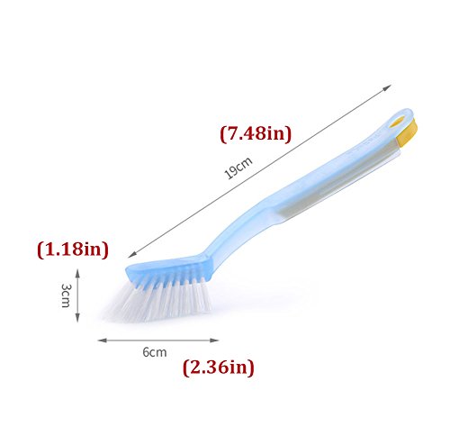 MXY Clean Brush Set Grout Cleaning Brush With Tweezers For Toilet Faucet Corner Tile Wall Crevice Kitchen Bathroom Sink Water Outlet Floor Drain Hair Window Frame Track