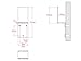 MACCANN&ESSIN Door Barricade Closed Bar Holder 2x4 Drop Open Lock Bracket Brackets Security Bar Door Stopper Fits 2x4 Boards Lumber (1 Set Included Closed and Open Brackets with Screws)