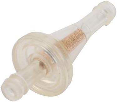 Gasoline filter with clamps, 1 inch, high quality.