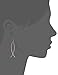 Amazon Collection Sterling Silver Double Curved Threader Drop Earrings