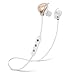 KINGWorld Bluetooth Headphones V4.1 Wireless Earbuds Sport Headset with Mic for iPhone X 6 6S 7 8 Plus Samsung Android Cell Phone(Rose Gold)