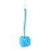 Bestrice 18in Long Handle Bath Body Back Brush Shower Nylon Mesh Scrubber Loofah Sponge Large Head (Blue)