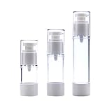 15ML 3PCS Refillable Empty Airless Vacuum Pump