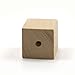 Mylittlewoodshop Pkg of 100 - Bead Square - 1/2 inch in Diameter with 5/32 Hole Unfinished Wood (WW-BE3030-100)