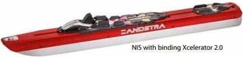 Zandstra NIS Nordic Ice Skates with NNN Bindings, Fully Assembled, Size 40 (16")