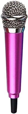 microphone Portable Mini 3.5Mm Stereo Studio Speech Mic Audio For Phone/Smart Phone Desktop Accessories Rose