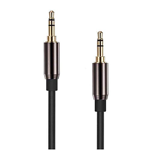3.5mm Auxiliary Audio Cable (33ft/ 10m), HOTL Male to Male Stereo Audio Aux Cable Extension Cord for Headphones, iPods, iPhones, iPads, Home/Car Stereos Smartphone, Tablets, PC, Laptop and More