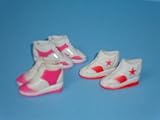 3 Pairs of Tennis Shoes Made to Fit Barbie Doll