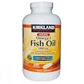 Kirkland Signature Omega-3 Fish Oil Concentrate, 1000 mg Fish Oil with 30% Omega-3s (300 mg), 1600 Count