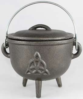 Click Here to See More Images Cast Iron Cauldron: 4 1/2