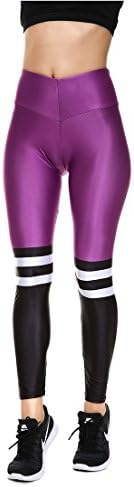 V Wide Waistband Full Length High Waisted Compression Gym Athletic Exercise Leggings Workout for Women XS-XL