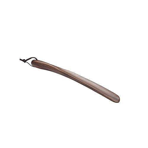 Heycell Walnut Wood Shoe Horn Shoehorn with Long Handle, 15 Inches (Walnut)