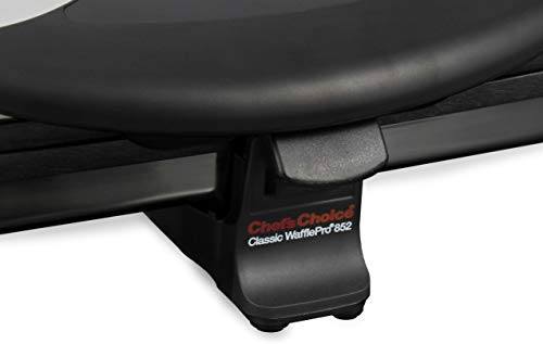 Chef'sChoice 852 Classic WafflePro Nonstick Waffle Maker Features Adjustable Baking Control and Instant Temperature Recovery for Delicious Waffles and Includes Built-in Cord Storage, 2-Square, Silver - Thumbnail 5