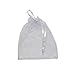 100Pcs White Organza Bags 4x6 inches w/Drawstring | Accurate Sizing, Reinforced Stitching & Crease Free Sheer Organza Pouches | OB46 01