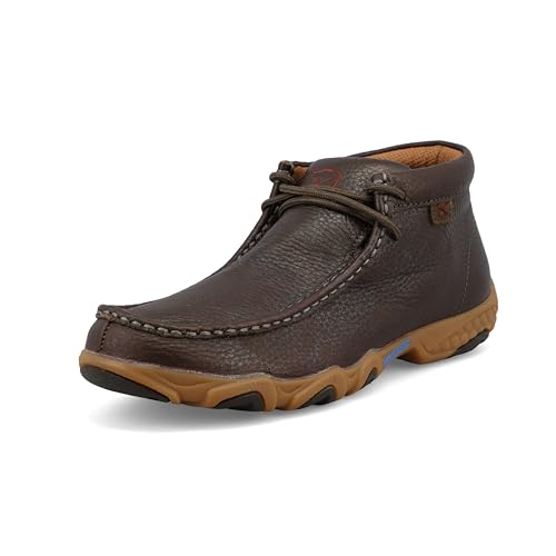 Twisted X Women's Chukka Driving Moc, Moc Toe with CellStretch, Opal Brown, 6.5 M Image