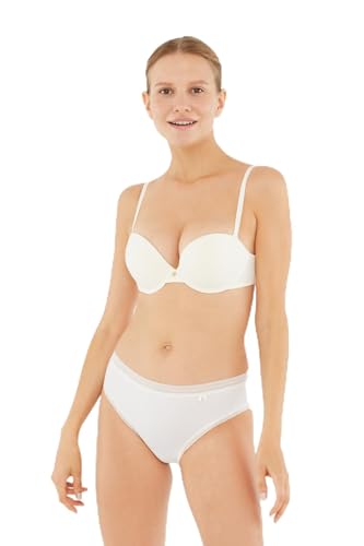 Dagi Women's Ecru Underwire Bra, Ecru,80B