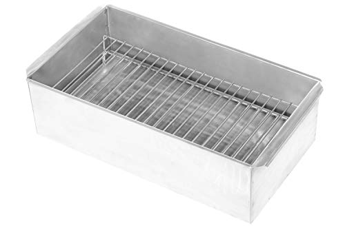 Mustang Räucherbox Big, Smoker Box, Räucherschrank, Box aus robusten Stahl, Räucherbox mit Deckel und Griff 450 x 330… – Bild 4