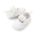 BENHERO Baby Infant Girls Soft Sole Floral Princess Mary Jane Shoes Prewalker Wedding Dress Shoes (11cm(0-6 Months), A-White)