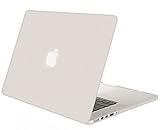Mosiso Matte Rubber Coated Hard Case for MacBook Pro 13 Inch with Retina Display A1502/A1425(No CD-ROM Drive) Soft-Touch Snap On Shell Cover - Frost