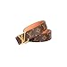 Fashion Leather Metal Buckle Lv Belt Unisex Belt for men Casual Business (yellow, 125cm)