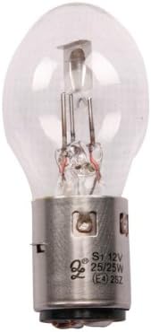 SET OF TWO Round Style 12V 25/25w Chinese Scooter Light Bulb 50cc 150cc 250cc