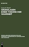 Grundlagen Einer Theorie der Wahrheit, Puntel, Lorenz B., 3110120798