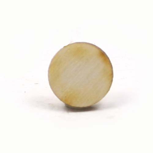 Mylittlewoodshop - Pkg of 100 - Circle Cutout - 1/2 inch by 1/2 inch and 1/8 inch thick unfinished wood(LC-CIRC01-100)