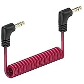 3.5mm TRS to TRS Camera Mic Patch Cable for Rode, Movo, Deity, Nikon, Canon | 3.5mm Audio Cable Short: Mic to Camera Patch Cable Cord for VideoMicro Wireless GO II, Movo, GoPro Pro with Mic Adapter, Etc