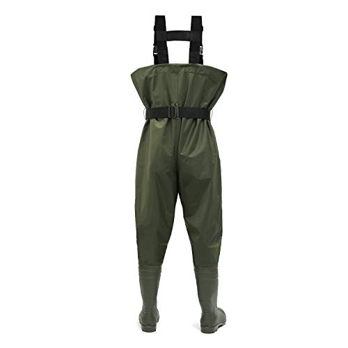 8 Fans Waders Waders De Pêche Avec Ceinture De Cuissarde, Imperméable, Isolée, Légère, En Nylon Et Pvc Plissé Pour Homme Et Femme