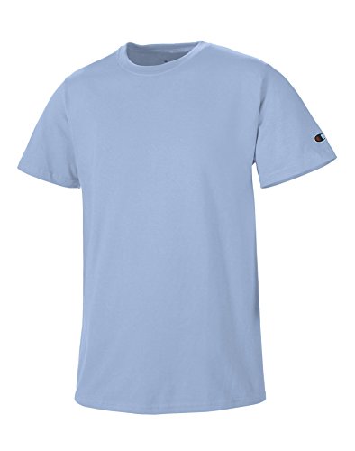 Champion  Men`s Basic Tee,Light Blue,Medium