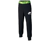 Nike Youth Boys Camo French Terry Cuff Pants Black/Volt
