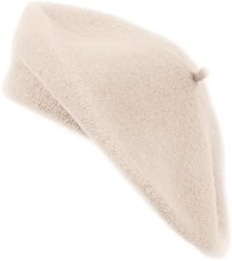 Nollia Solid Color French Wool Beret