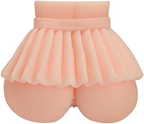 Self-Playing Realistic Torso Toy Double Tunnel Unique Design Enhanced Massage Effect Vibrant Ergonomic Bedding (Color : Meat Color)