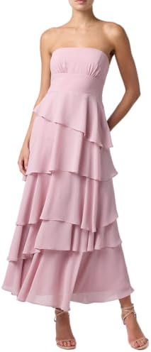 Lulus Mulholland Cutout Plisse Maxi Dress: Plunging V-Neck Evening Dress,  Cocktail Party Dress, Formal & Prom Dress at Amazon Women's Clothing store