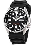 Seiko Divers Black Dial Rubber Strap Men's Watch SKX007P9
