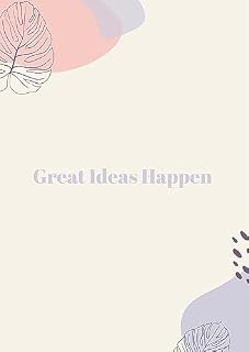 Livro Great Ideas happen : A notes book