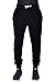 Mens Basic Fleece Jogger Pants, Black, Medium