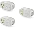 Grounded Single Port Power Adapter with On/Off Switch, 3Prong