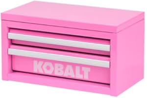 KOBALT Mini 2-Drawer Bubble Gum Pink Steel Tool Box